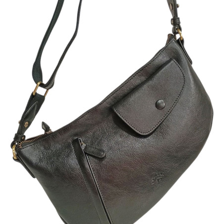 KAT52321 Sac porté en bandoulière noir face