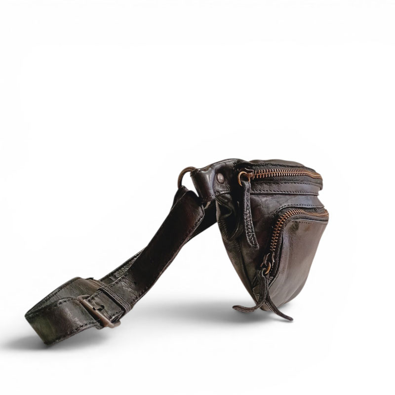 Sac banane cuir CONTI 4205159 noir coté
