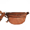 Sac banane cuir CONTI 4205159 cognac face