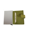 CON4317108 Etui cartes G.CONTI automatique vert herbe ouvert