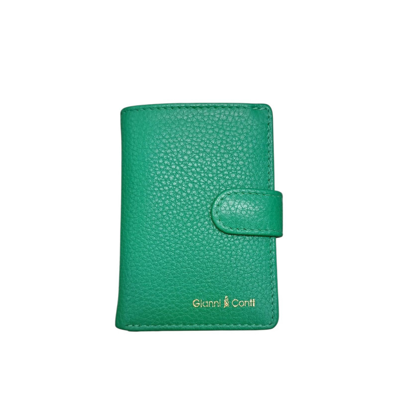 CON4317108 Etui cartes G.CONTI automatique vert face