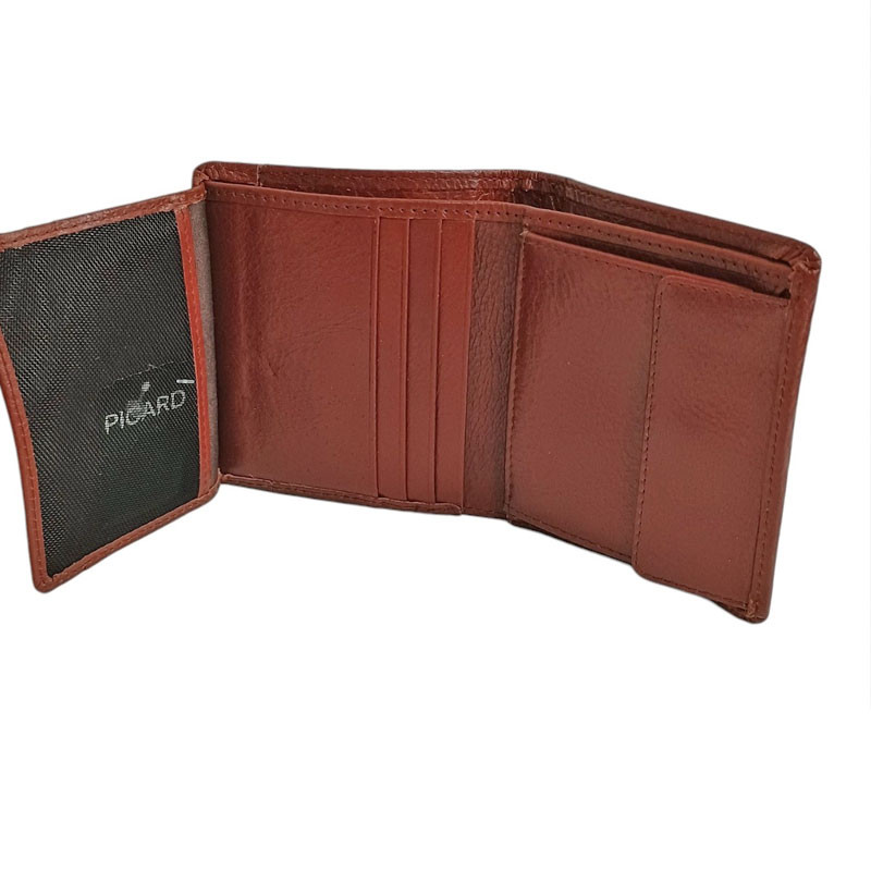 Portefeuille compact 5942 Picard Buddy cognac 2 volets