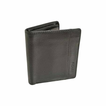 Portefeuille compact 5942 Picard Buddy noir face