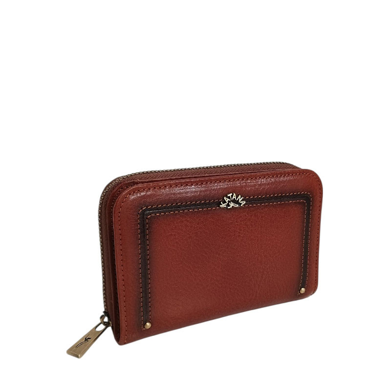 Katana portefeuille cuir 388052 marron face