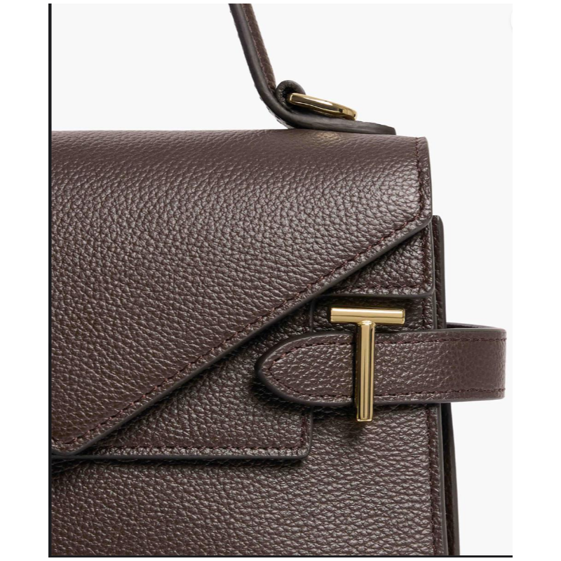 Sac Emilie Le Tanneur double rabat ARABICA détail
