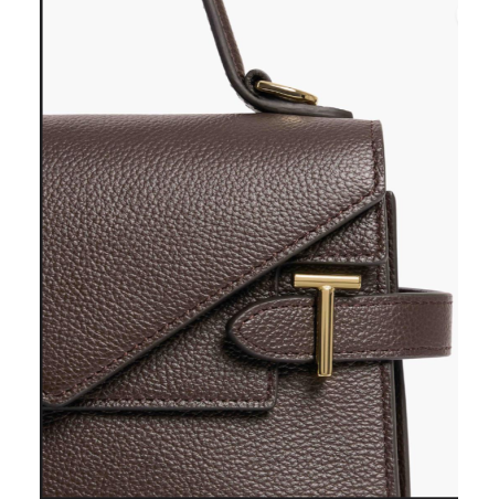 Sac Emilie Le Tanneur double rabat ARABICA détail