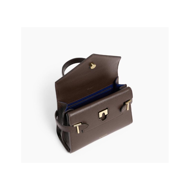 Sac Emilie Le Tanneur double rabat ARABICA ouvert