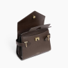 Sac Emilie Le Tanneur double rabat ARABICA rabat ouvert