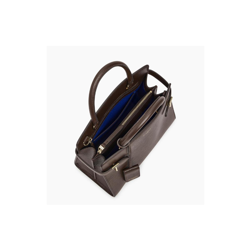 LE TANNEUR sac EMILIE 1614 Sac 2 poignées ARABICA dessus