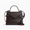 LE TANNEUR Sac EMILIE double rabat 1014 ARABICA face