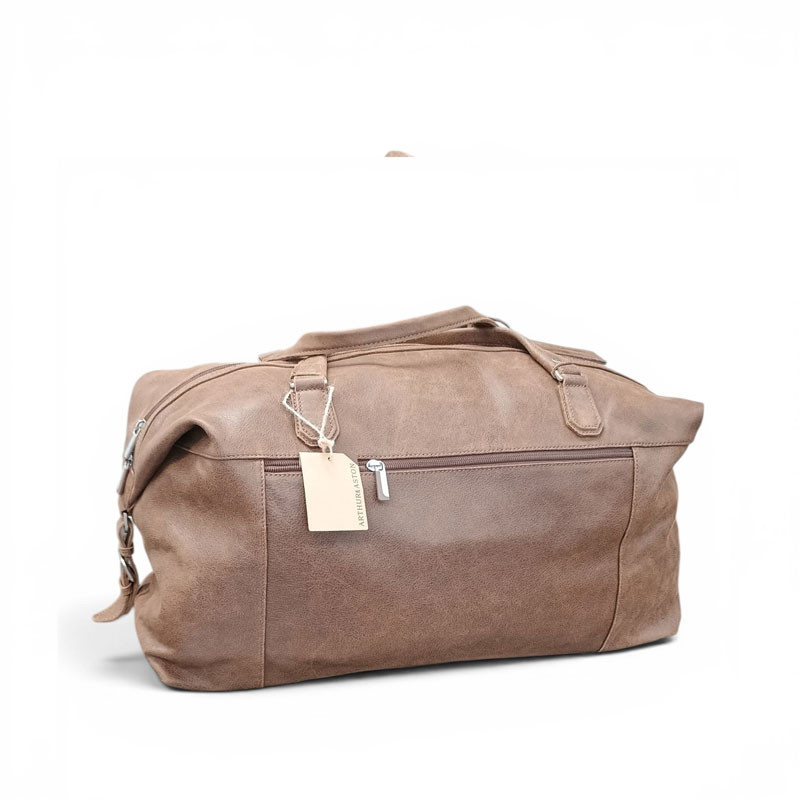 sac de voyage cuir Arthur aston 62-1069 COGNAC dos