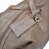 sac de voyage cuir Arthur aston 62-1069 COGNAC détail
