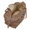 sac de voyage cuir Arthur aston 62-1069 COGNAC ouvert