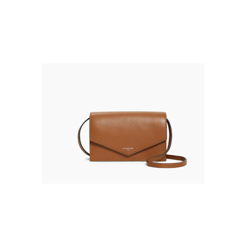 Le Tanneur pochette aménagée PAULETTE TANTETT3C00 tan face