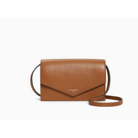 Le Tanneur pochette aménagée PAULETTE TANTETT3C00 tan face