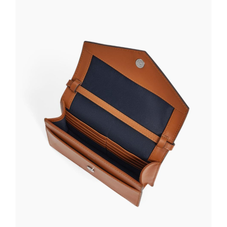 Le Tanneur pochette aménagée PAULETTE TANTETT3C00 tan ouvert