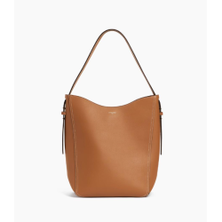 LE TANNEUR Grande besace HOBO TANTLES1410 tan face