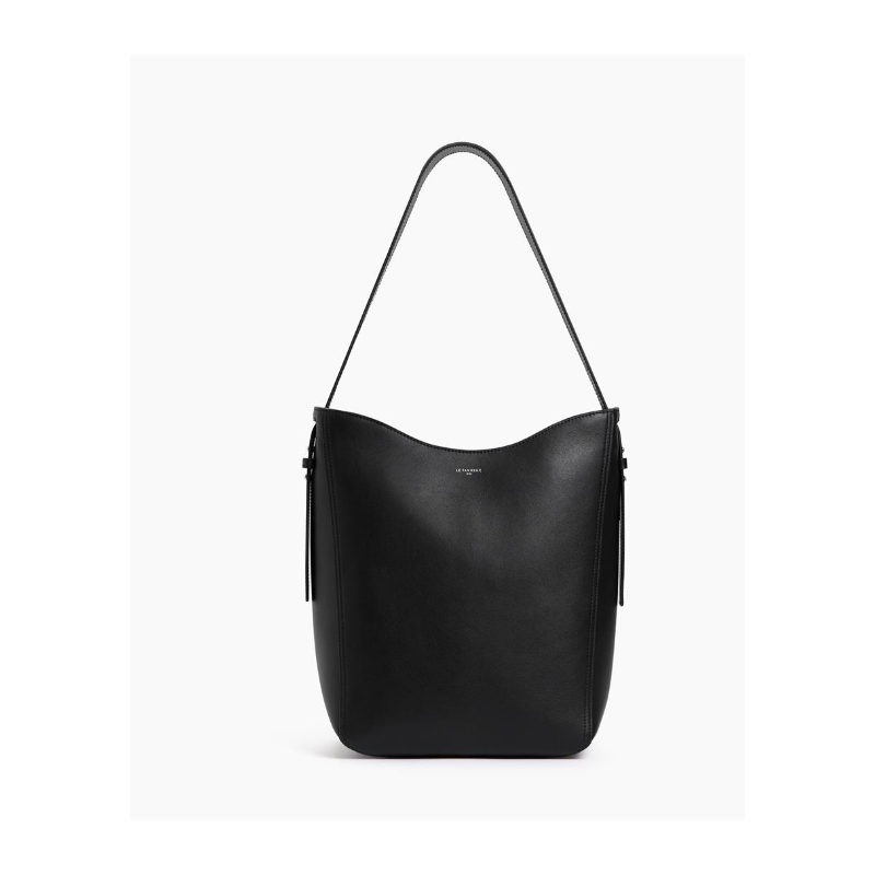 LE TANNEUR Grande besace HOBO TANTLES1410 noir face