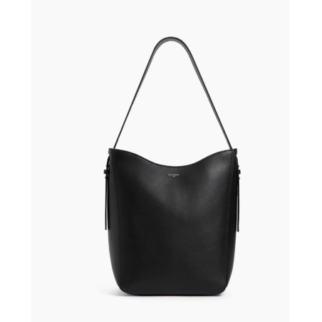 LE TANNEUR Grande besace HOBO TANTLES1410 noir face
