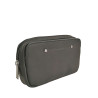 Grande poche ceinture cuir DANNY noir 2602-10 face