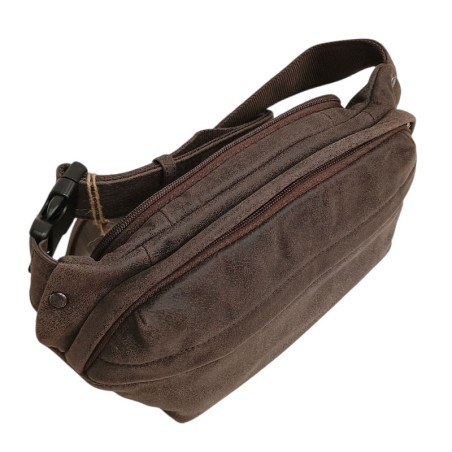 Sac de poitrine homme Achille  chataigne  2609-01 vue dessus