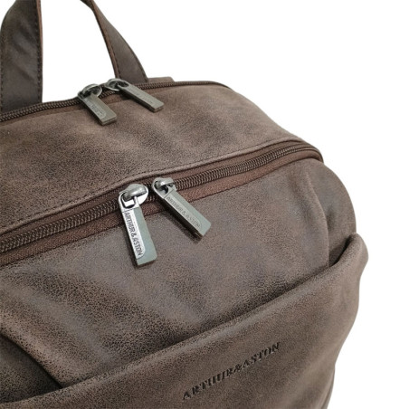 Sac de poitrine homme Achille  chataigne zips