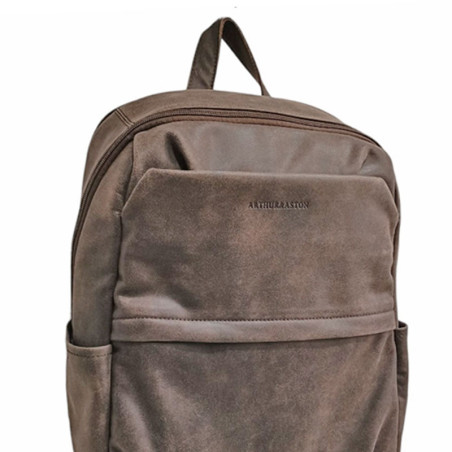 Sac de poitrine homme Achille  chataigne  detail face