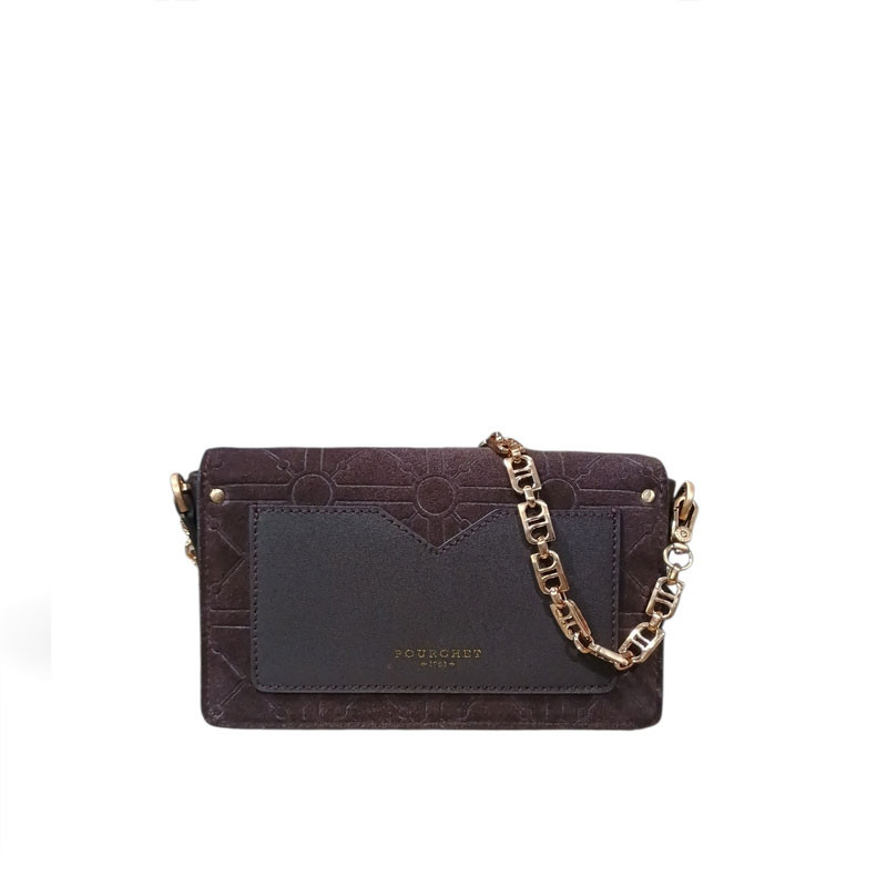 Sac Pourchet detail dos 25245 chocolat