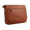 Sac besace ordinateur G. Hénon 5273 choco face Sac besace ordinateur G. Hénon 5273 choco face