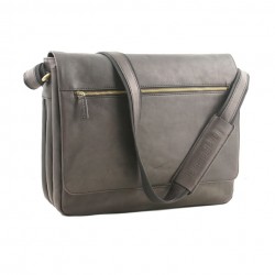 Sac besace ordinateur G. Hénon 5273 choco face