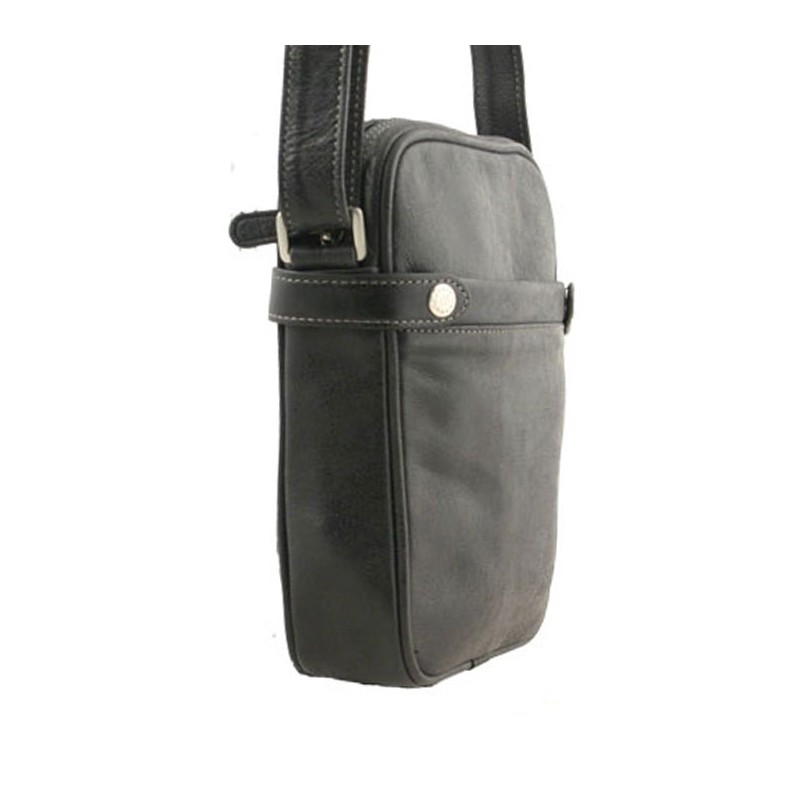 Sacoche 8153 cuir vintage Gérard Hénon noir cote