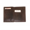 Portefeuille Gérard Henon 3 volets en cuir vieilli Portefeuille Gérard Henon 3 volets en cuir vieilli