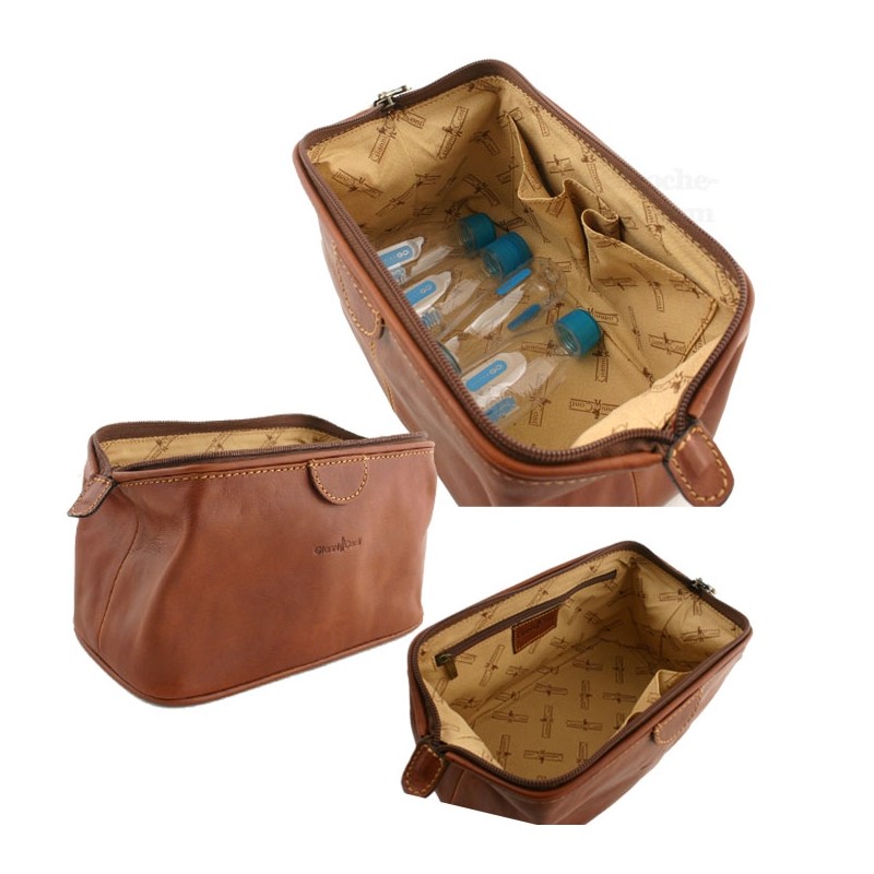 G CONTI - Trousse de Toilette détail ouvert