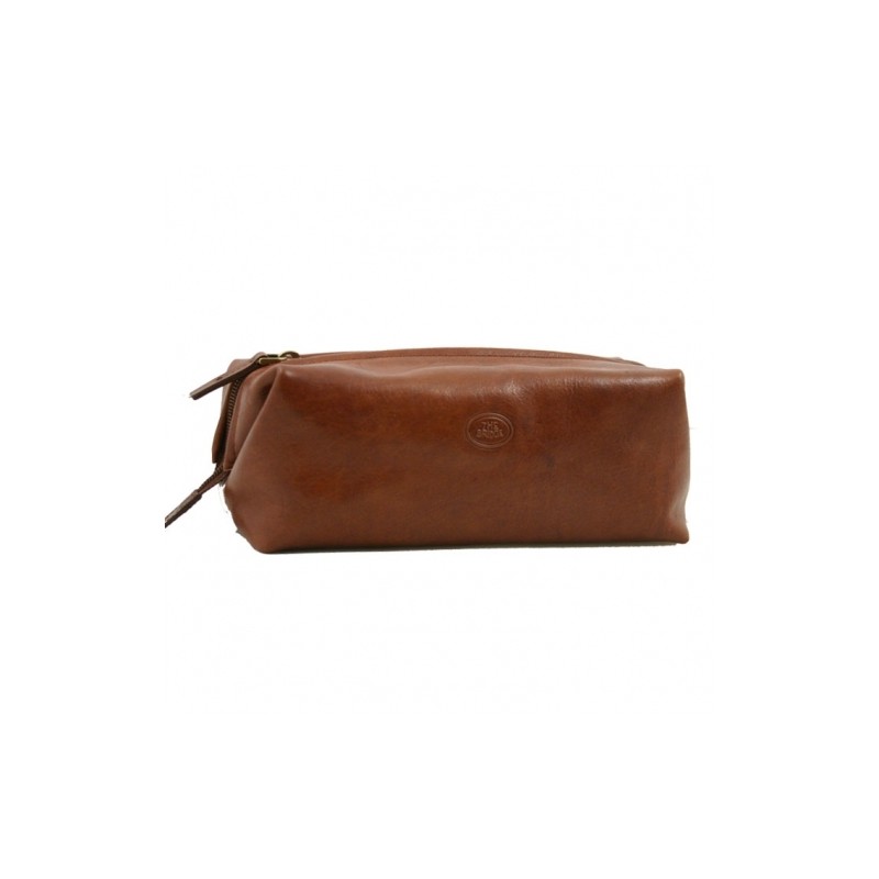 THE BRIDGE - Trousse de Toilette en cuir antiqué