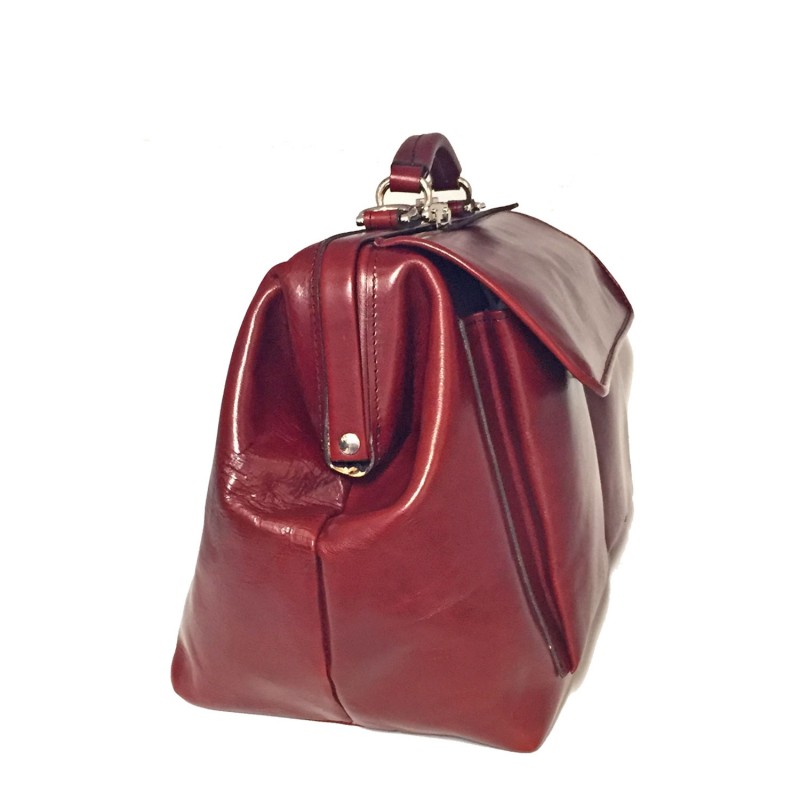 MUTSAERS - Serviette en cuir pour médecin 41cm  avec poches