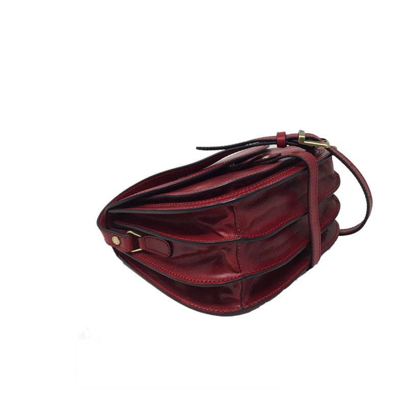 G.CONTI Sac Dame porté travers CLASSIC rouge