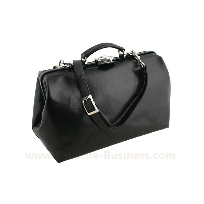 MUTSAERS - Grande sacoche Médicale en cuir 41cm