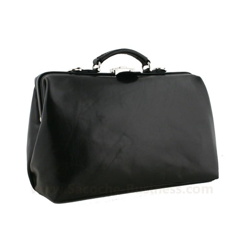 MUTSAERS - Grande sacoche Médicale en cuir 41cm