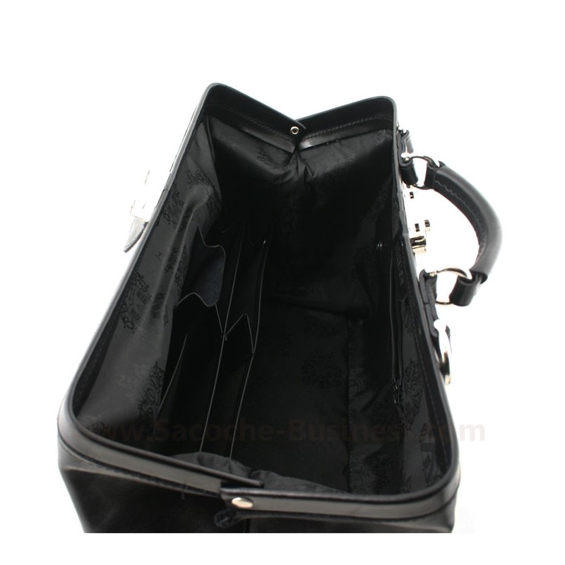 MUTSAERS - Grande sacoche Médicale en cuir 41cm