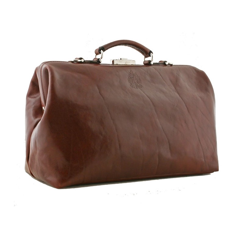 MUTSAERS - Grande sacoche Médicale en cuir 41cm