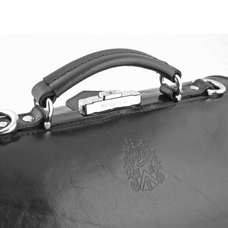 MUTSAERS - Serviette en cuir pour médecin 41cm avec poches MUTSAERS - Serviette en cuir pour médecin 41cm avec poches