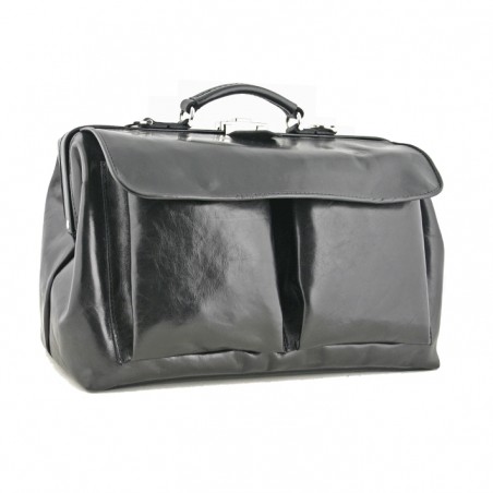 MUTSAERS - Serviette en cuir pour médecin 41cm avec poches MUTSAERS - Serviette en cuir pour médecin 41cm avec poches
