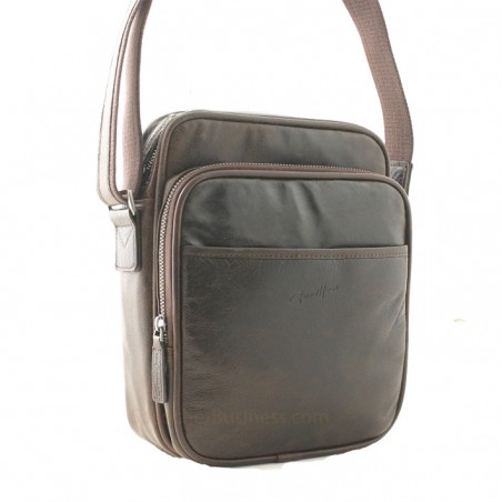 sac homme Henon Outland 8353 marron fauvecote