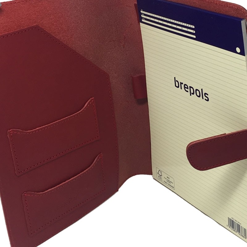 RUITERTASSEN Conférencier en cuir rouge