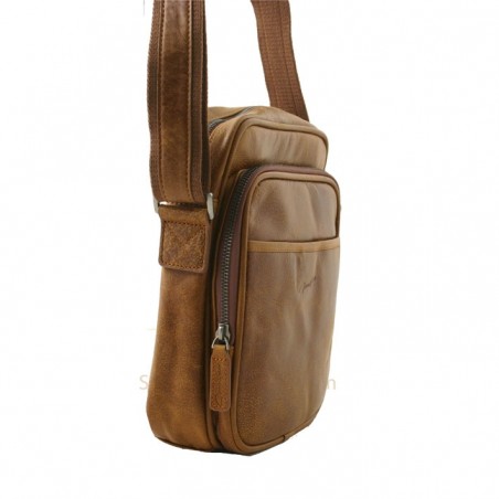 sac homme Henon Outland 8353 marron fauvecote