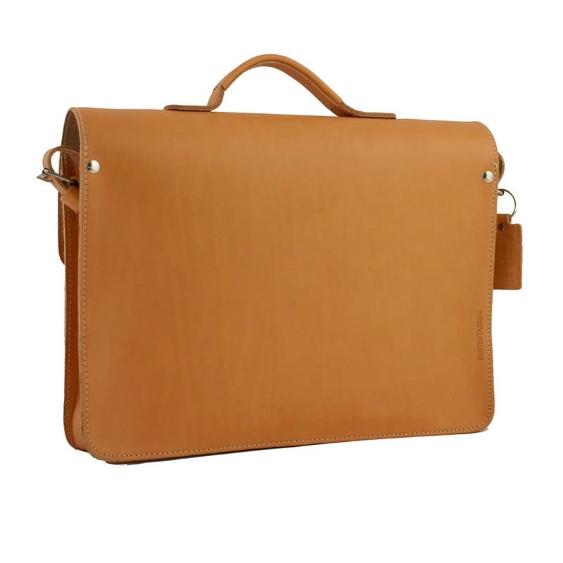 Cartable RUITER en cuir naturel