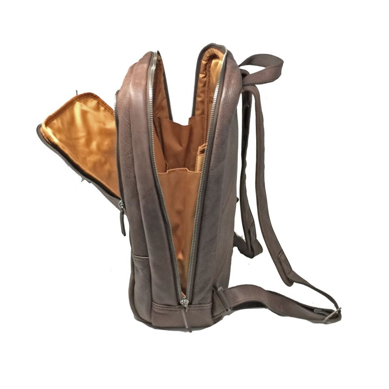 HENON sac à dos PC17" VINTAGE 7166 cognac