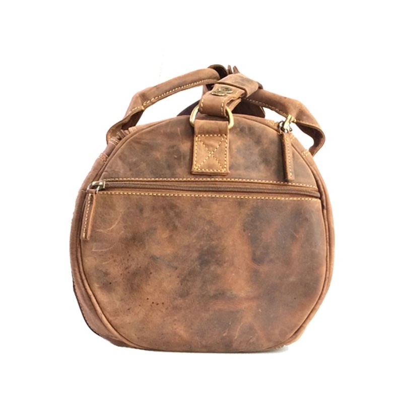 GREEN Burry Sac voyage Cuir Polochon