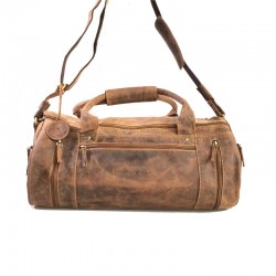 GREEN Burry Sac voyage Cuir Polochon
