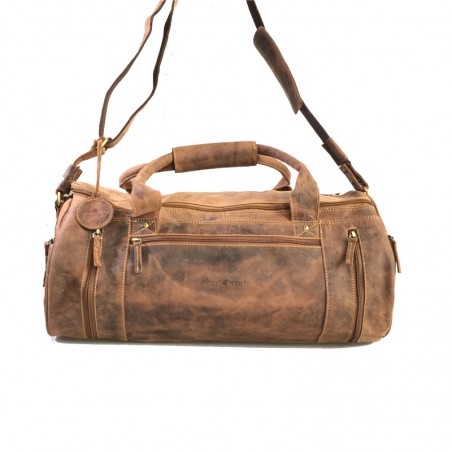 GREEN Burry Sac voyage Cuir Polochon